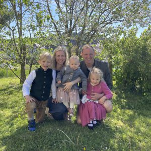 Familienfoto von Familie Berger