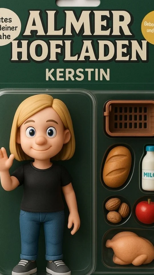 "Vergesst Marvel & Co – unsere Actionfiguren retten die Welt mit frischen Lebensmitteln und sauberen Hofläden!

 #Hofhelden #ActionFigurenTrend #LandwirtschaftLiebtDich #HofladenHeroes"